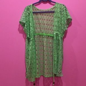 Neon green coverup